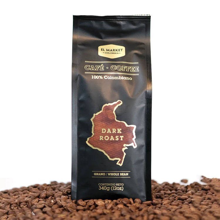 Dark Roast Coffee WHOLE BEAN - 12oz