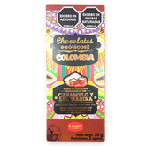 Chocolate bar with caramel and sea salt